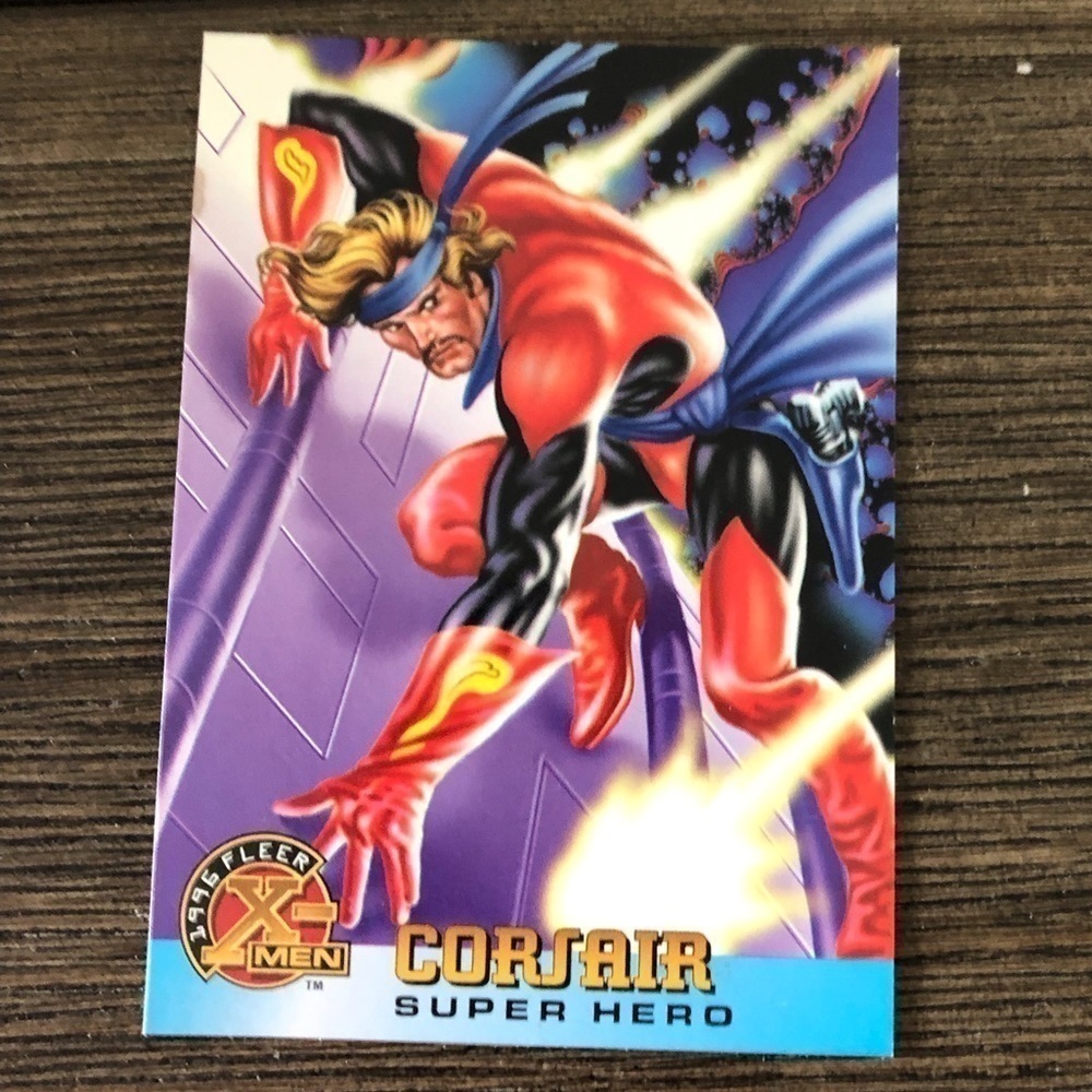 X-men ’96 Fleer trading card: Corsair (Super Hero) #50